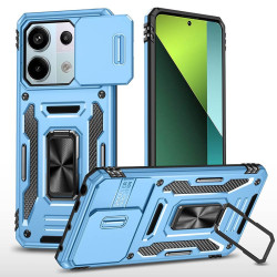 Ударостійкий чохол Camshield Army Ring для Xiaomi Poco X6/Note 13 Pro 5G Блакитний/Light Blue  (ITS-L-00000072805_1)