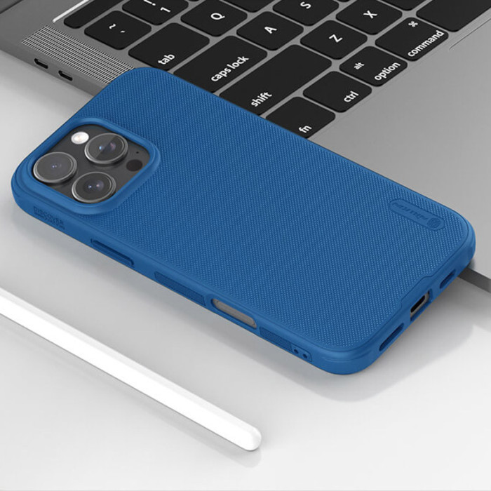 Чохол Nillkin Matte Pro для Apple iPhone 16 Pro (6.3') Синій/Blue
