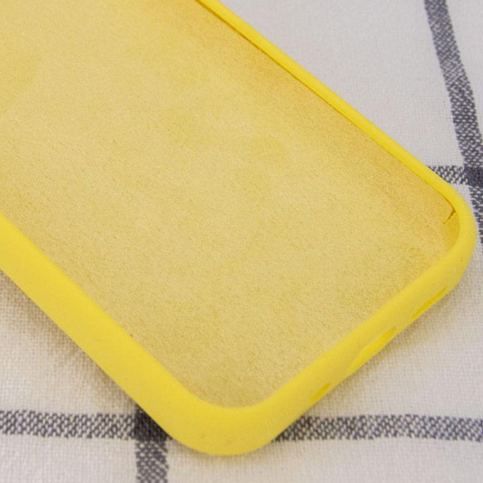 Чохол Silicone Case Full Protective (AA) NO LOGO для Apple iPhone 14 Pro  Жовтий/Yellow