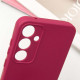 Чохол TPU GETMAN Liquid Silk Full Camera для Samsung Galaxy S24 FE Бордовий/Marsala