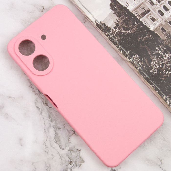 Чохол TPU GETMAN Liquid Silk Full Camera для Xiaomi Redmi 13C/Poco C65 Рожевий/Pink