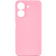 Чохол TPU GETMAN Liquid Silk Full Camera для Xiaomi Redmi 13C/Poco C65 Рожевий/Pink