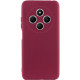 Чохол TPU GETMAN Liquid Silk Full Camera для Xiaomi Redmi 14C/Poco C75 Бордовий/Marsala