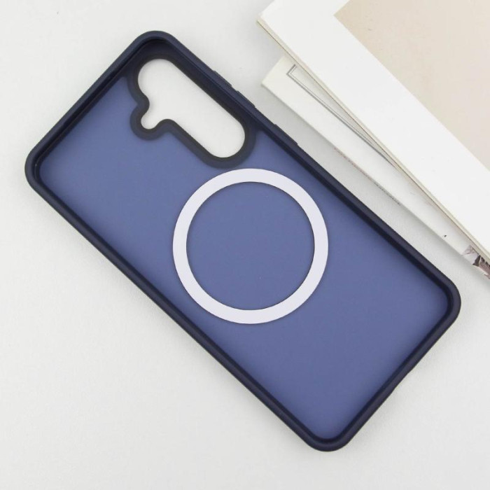 Чохол Ummi Colorful with MagSafe для Samsung Galaxy S25+ Синій/Navy Blue