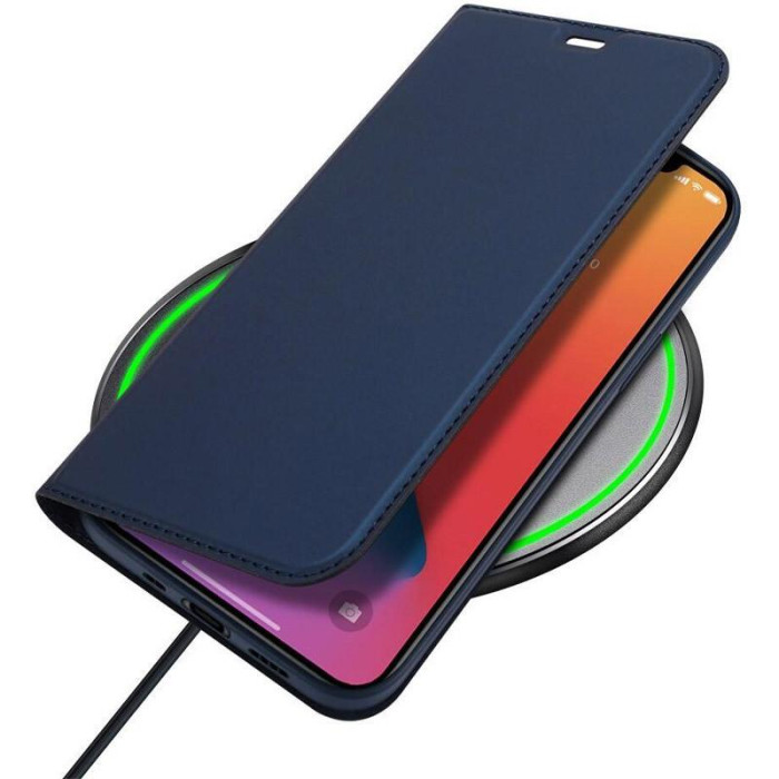 Чохол-книжка Dux Ducis з кишенею для візиток для Apple iPhone 13 Pro Max Синій