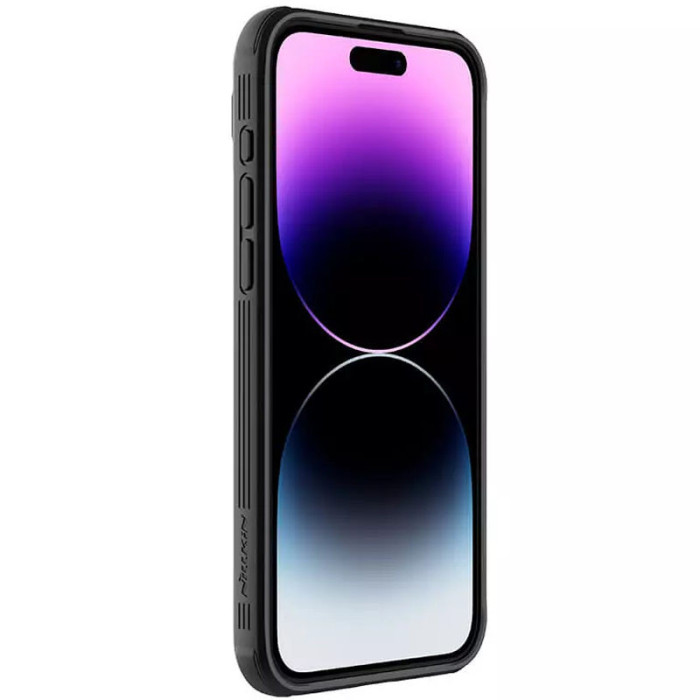 Карбонова накладка Nillkin CamShield Pro Magnetic для Apple iPhone 15 Pro Max Black