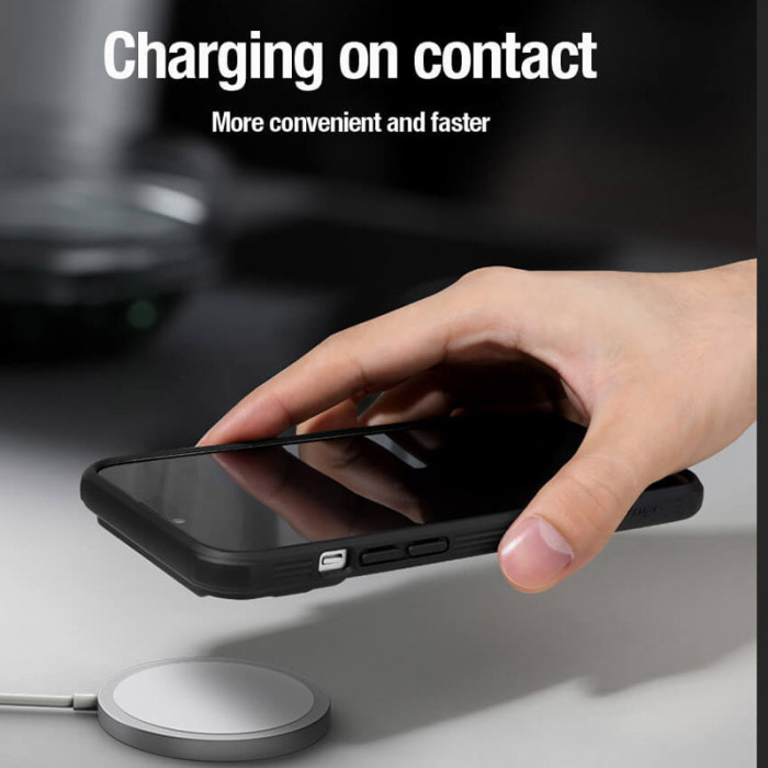 Карбонова накладка Nillkin CamShield Pro Magnetic для Apple iPhone 15 Pro Max Black