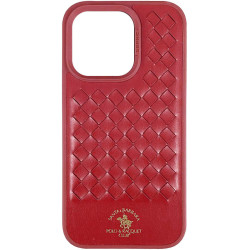 Шкіряний чохол Polo Santa Barbara для Apple iPhone 15 Pro Max Red  (ITS-L-00000065735_3)