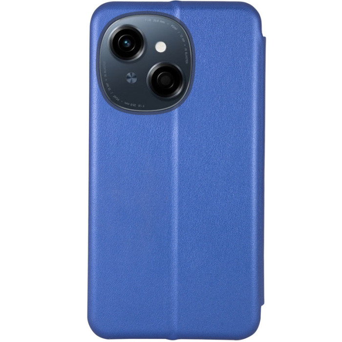 Шкіряний чохол-книжка Classy для TECNO Spark Go 1 (KL4)/Spark Go 2025 Синій