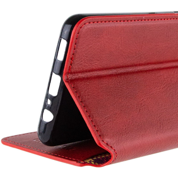 Шкіряний чохол-книжка GETMAN Cubic (PU) для Oppo A38/A18 Червоний  (ITS-L-00000069259_3)