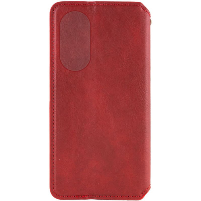 Шкіряний чохол-книжка GETMAN Cubic (PU) для Oppo A38/A18 Червоний  (ITS-L-00000069259_3)