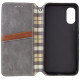 Шкіряний чохол-книжка GETMAN Cubic (PU) для Oppo A38/A18 Сірий  (ITS-L-00000069259_4)