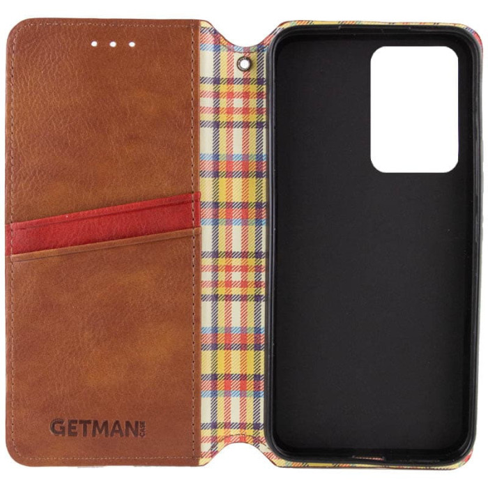 Кожаный чехол книжка GETMAN Cubic (PU) для Samsung Galaxy S24+