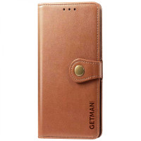 Шкіряний чохол-книжка GETMAN Gallant (PU) для Oppo A38/A18 Коричневий  (ITS-L-00000069257_2)