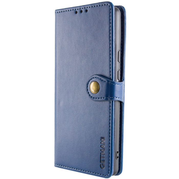 Шкіряний чохол-книжка GETMAN Gallant (PU) для Samsung Galaxy M35 5G Синій