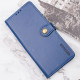Шкіряний чохол-книжка GETMAN Gallant (PU) для Samsung Galaxy M35 5G Синій