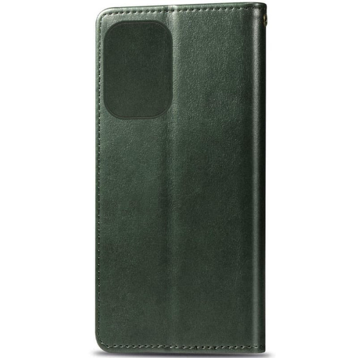Шкіряний чохол-книжка GETMAN Gallant (PU) для Xiaomi Redmi 13 4G/Poco M6 4G Зелений