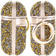 TPU чохол Bling World Rock Diamond для навушників AirPods 1/2 Золотий  (ITS-L-00000057525_4)