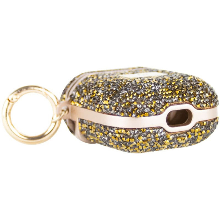 TPU чохол Bling World Rock Diamond для навушників AirPods 1/2 Золотий  (ITS-L-00000057525_4)
