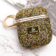 TPU чохол Bling World Rock Diamond для навушників AirPods 1/2 Золотий  (ITS-L-00000057525_4)