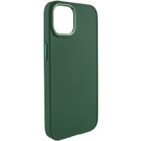 TPU чохол Bonbon Metal Style для Apple iPhone 14  Зелений/Pine green  (ITS-L-00000057124_5)
