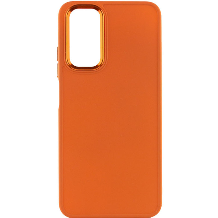 TPU чохол Bonbon Metal Style для Samsung Galaxy A14 4G/5G Помаранчевий/Papaya