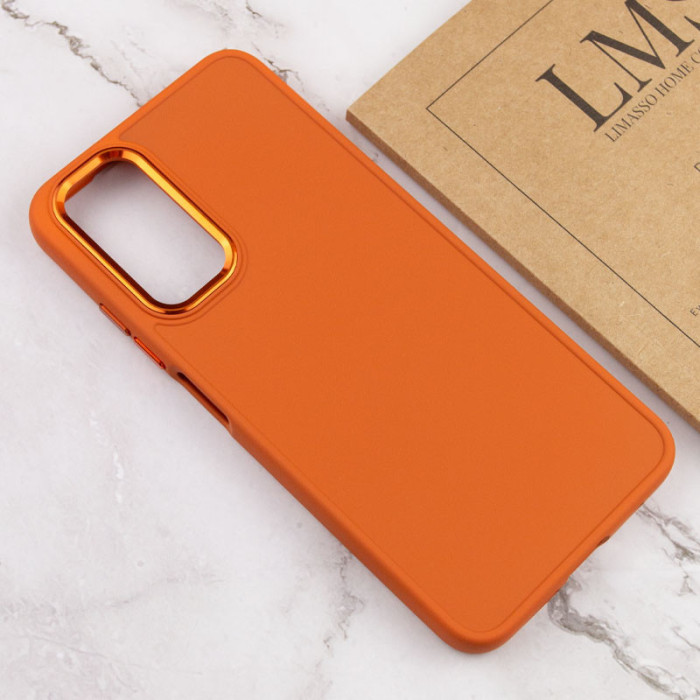 TPU чохол Bonbon Metal Style для Samsung Galaxy A14 4G/5G Помаранчевий/Papaya
