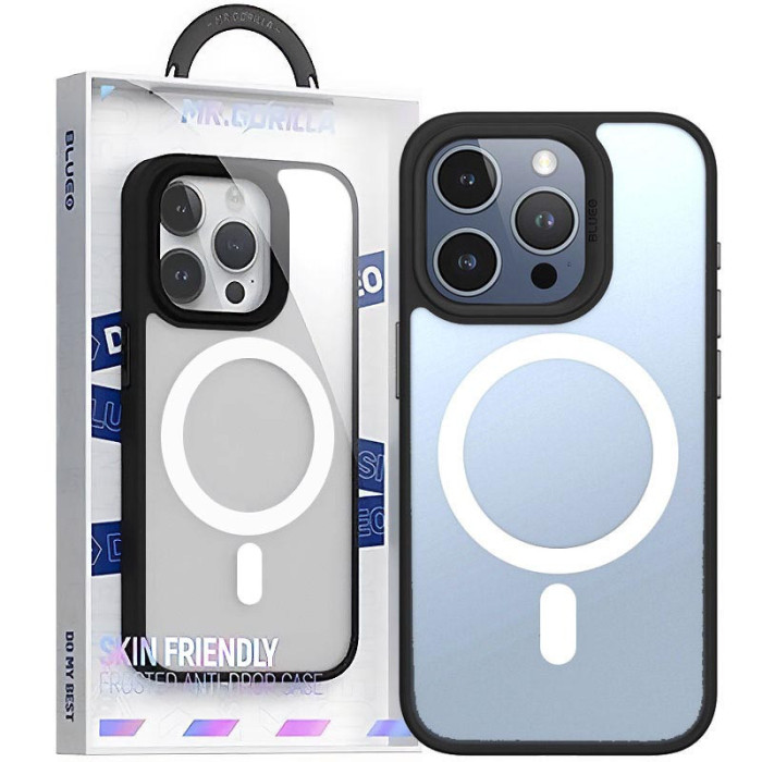 TPU+PC чехол Blueo Skin Friendly Frosted with MagSafe для Apple iPhone 15 Pro Max