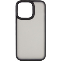 TPU+PC чохол Metal Buttons для Apple iPhone 15 Pro Max Чорний  (ITS-00000065616_10)