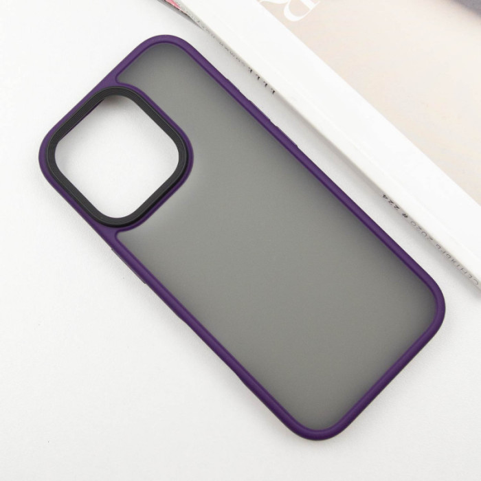 TPU+PC чехол Metal Buttons для Apple iPhone 16 Pro Max (6.9')