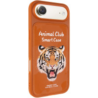 TPU+PC чохол Animal Club для Apple iPhone 17 Air  Chocolate Brown