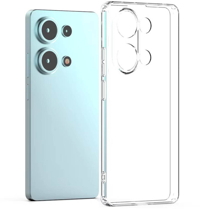 TPU чохол Epik Transparent 1,5mm Full Camera для Xiaomi Redmi Note 13 Pro 4G/Poco M6 Pro 4G/Note 14S Безбарвний (прозорий)