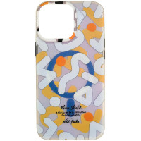 TPU чохол Pastel Chaos with MagSafe для Apple iPhone 16 Pro Max (6.9') White  (ITS-L-00000081243_5)