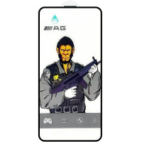 Захисне скло 5D Anti-static Matte (тех.пак) для Apple iPhone 16 Pro Max (6.9') Чорний