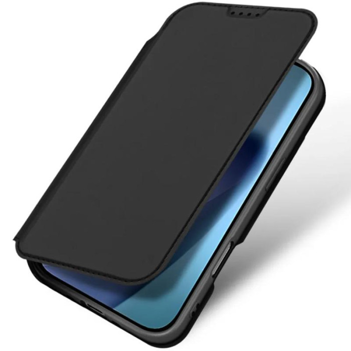 Чохол-книжка Dux Ducis з кишенею для візиток для Apple iPhone 17 Air  Чорний