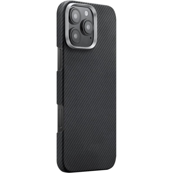 Чохол PC Carbon Protection Slim with MagSafe для Apple iPhone 16 Pro Max (6.9') Black