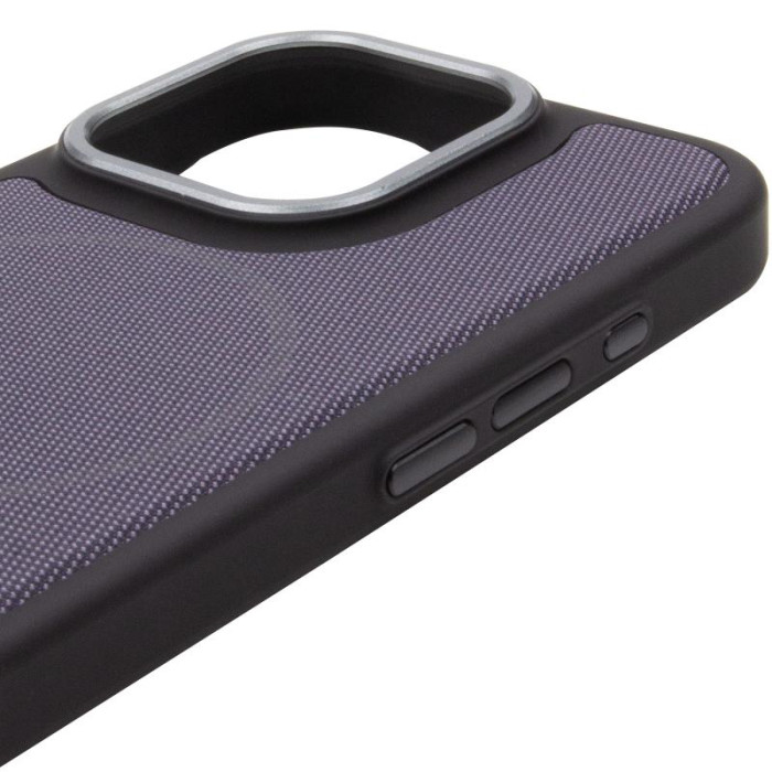Чохол PC TechWoven Hybrid with MagSafe для Apple iPhone 16 Pro Max (6.9') Black/Purple