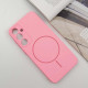 Чохол Silicone Cover Lakshmi Full Camera (AA) з Magnetic Fit для Samsung Galaxy S23 FE Рожевий/Light pink