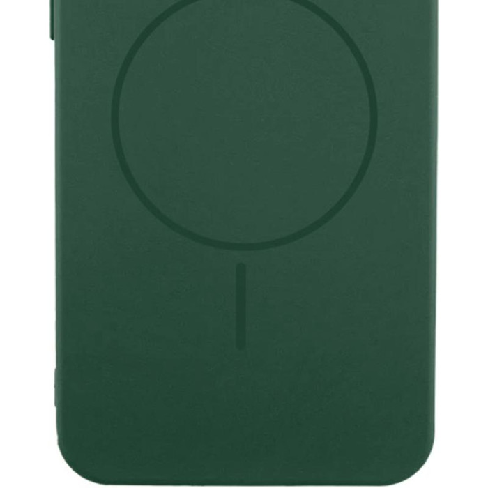 Чохол Silicone Cover Lakshmi Full Camera (AA) з Magnetic Fit для Samsung Galaxy S23 FE Зелений/Dark green