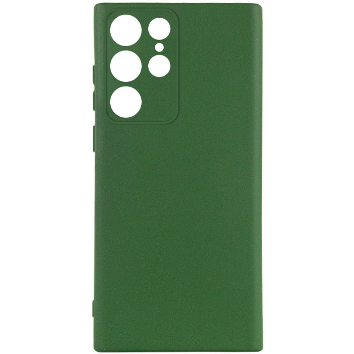 Чохол Silicone Cover Ummi Lakshmi Full Camera (AA) для Samsung Galaxy S26 Ultra Зелений/Cyprus Green