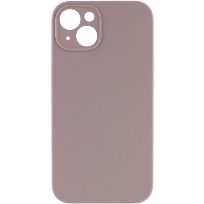 Чохол Silk Full Camera Protective (AA) NO LOGO для Apple iPhone 14  Сірий/Lavender
