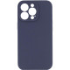 Чохол Silk Full Camera Protective (AA) NO LOGO для Apple iPhone 15 Pro  Темно-синій/Midnight blue