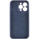 Чохол Silk Full Camera Protective (AA) NO LOGO для Apple iPhone 15 Pro  Темно-синій/Midnight blue