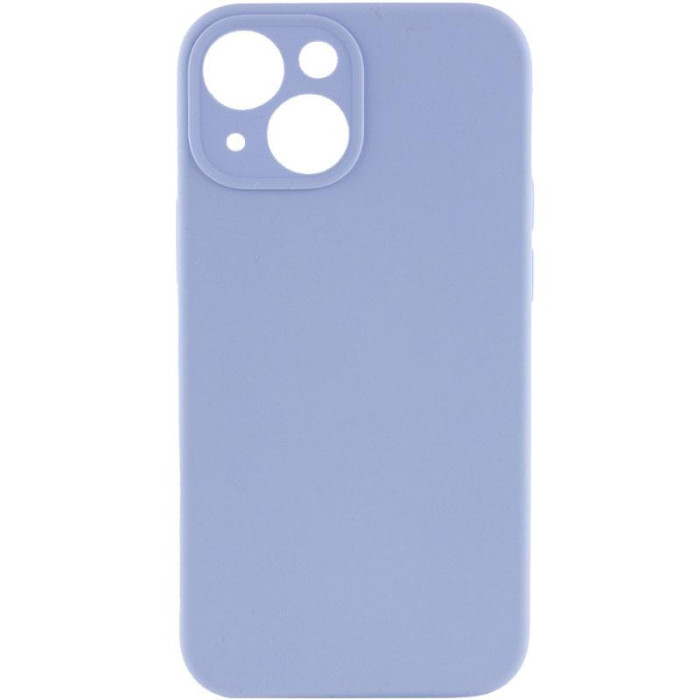 Чохол Silk Full Camera Protective (AA) NO LOGO для Apple iPhone 15  Блакитний/Lilac Blue