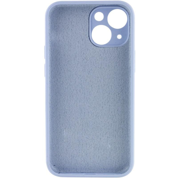 Чохол Silk Full Camera Protective (AA) NO LOGO для Apple iPhone 15  Блакитний/Lilac Blue