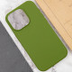 Чохол Silk Full Protective (AA) NO LOGO для Apple iPhone 14 Pro Max Зелений/Dark Olive