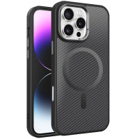 Чохол TPU+PC Carbon Mirage with MagSafe для Apple iPhone 16 Pro Max (6.9') Black  (ITS-L-00000078113_2)