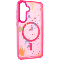 Чохол TPU+PC Flush with MagSafe для Samsung Galaxy S24 FE Barbie Pink  (ITS-L-00000078770_2)