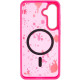 Чохол TPU+PC Flush with MagSafe для Samsung Galaxy S24 FE Barbie Pink