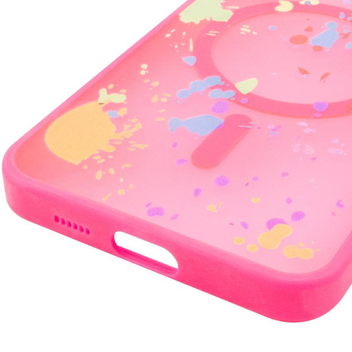 Чохол TPU+PC Flush with MagSafe для Samsung Galaxy S24 FE Barbie Pink